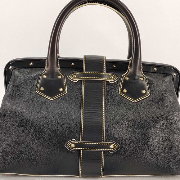 Louis Vuitton Suhali Handbag Leather Black EUC - Picture 2 of 16